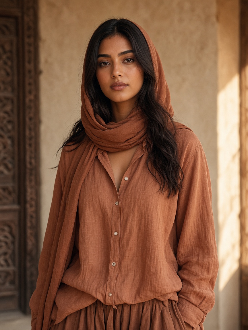Flared Soft Anarkali — front